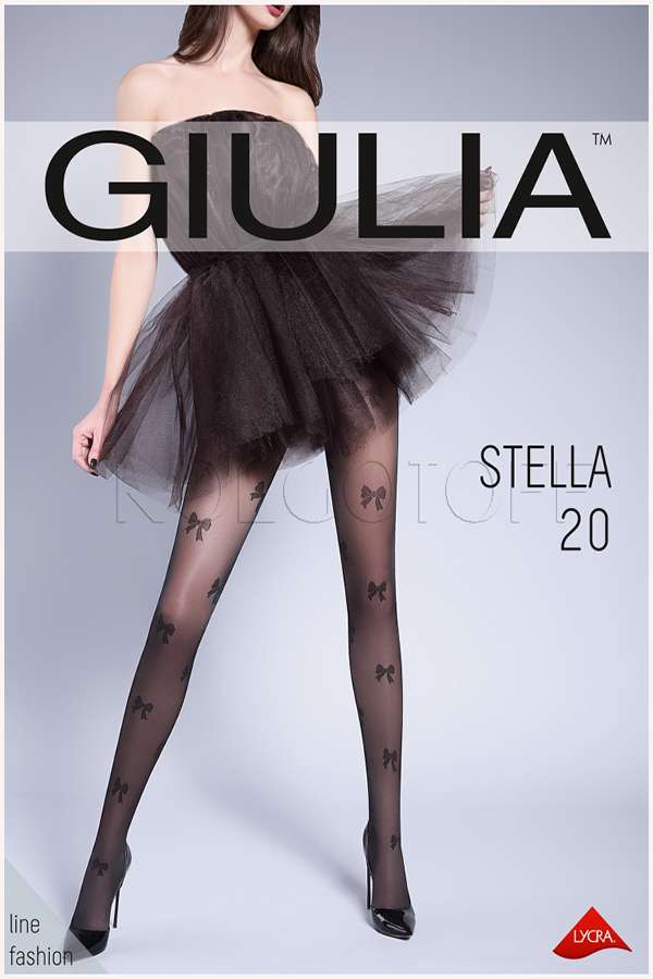 Колготки жіночі з візерунком GIULIA Stella 20 model 3